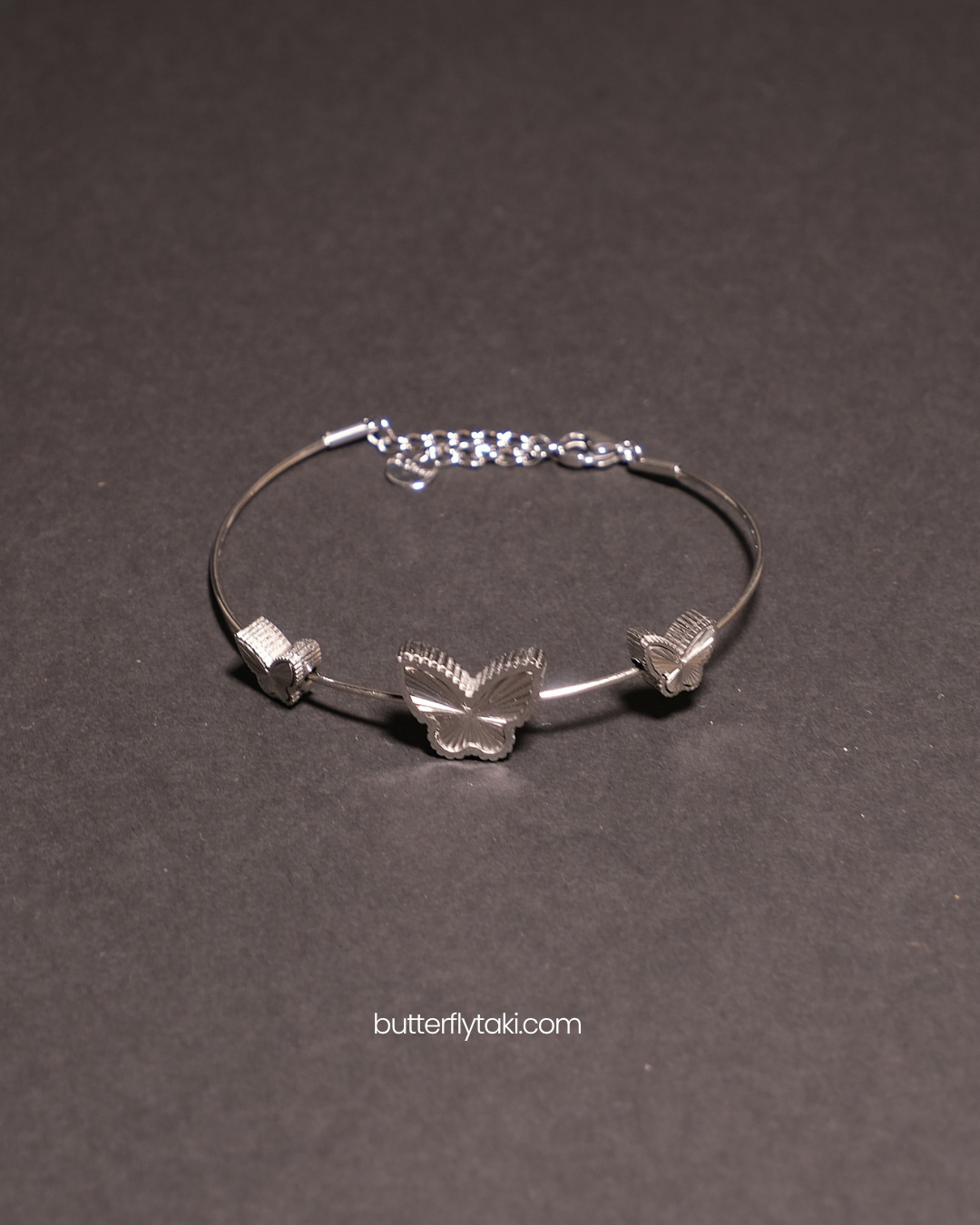 Kelebek Bileklik Silver